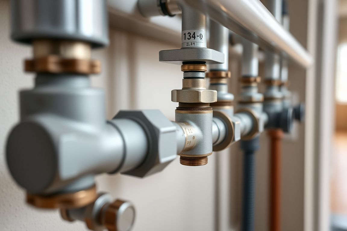 Treballs de fontaneria a Barcelona - substitucio de canonades